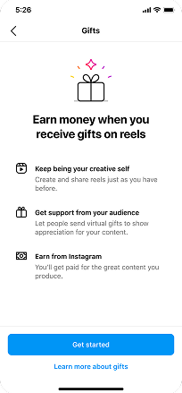 Creator onboarding